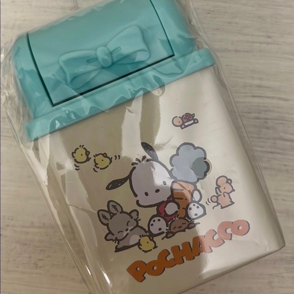 COPY - Sanrio Pochacco tin waste bin